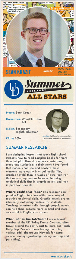 Research baseball card - Sean Krazit