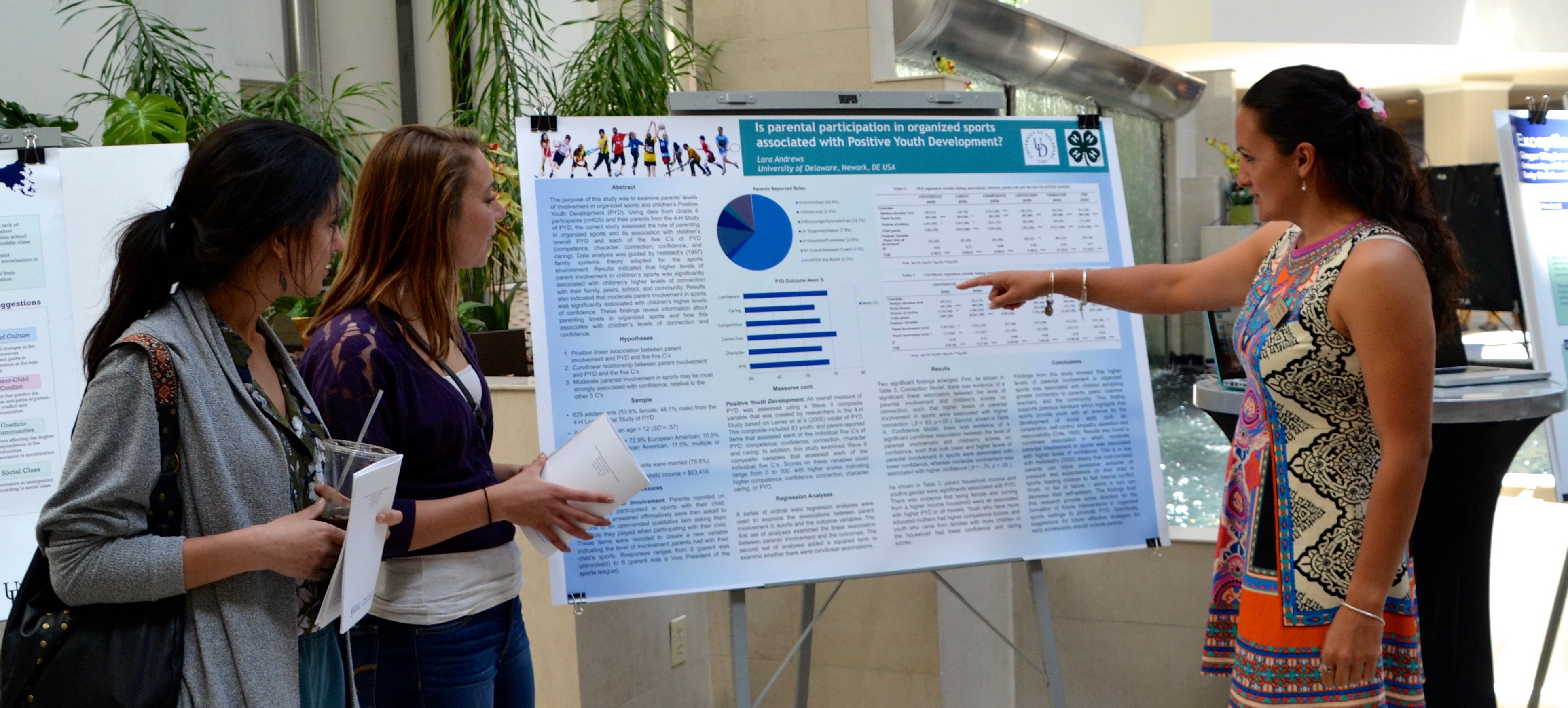 Student presents research at the Steele Symposium