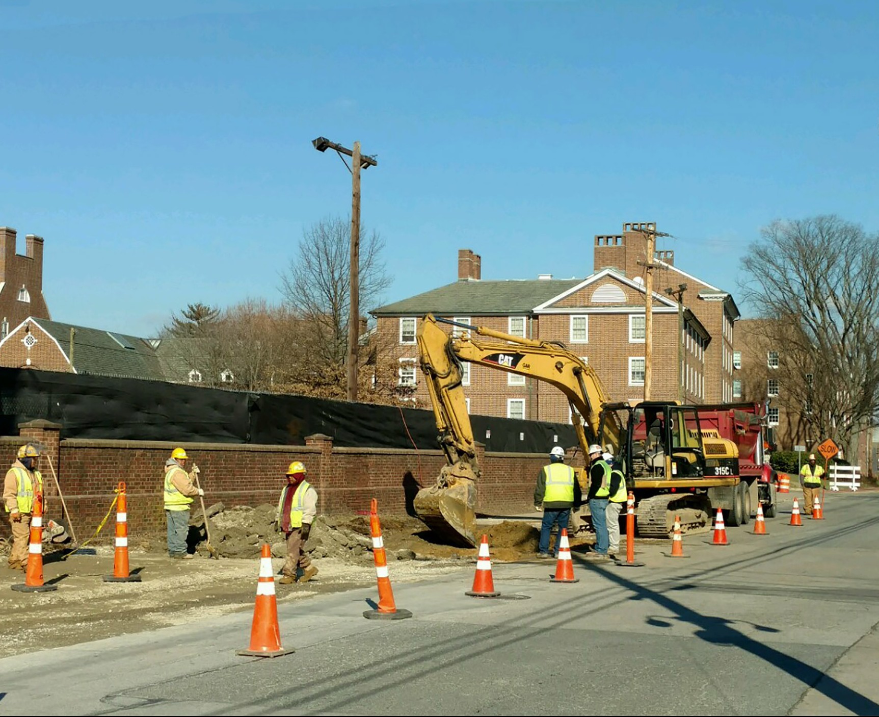 construction on academy