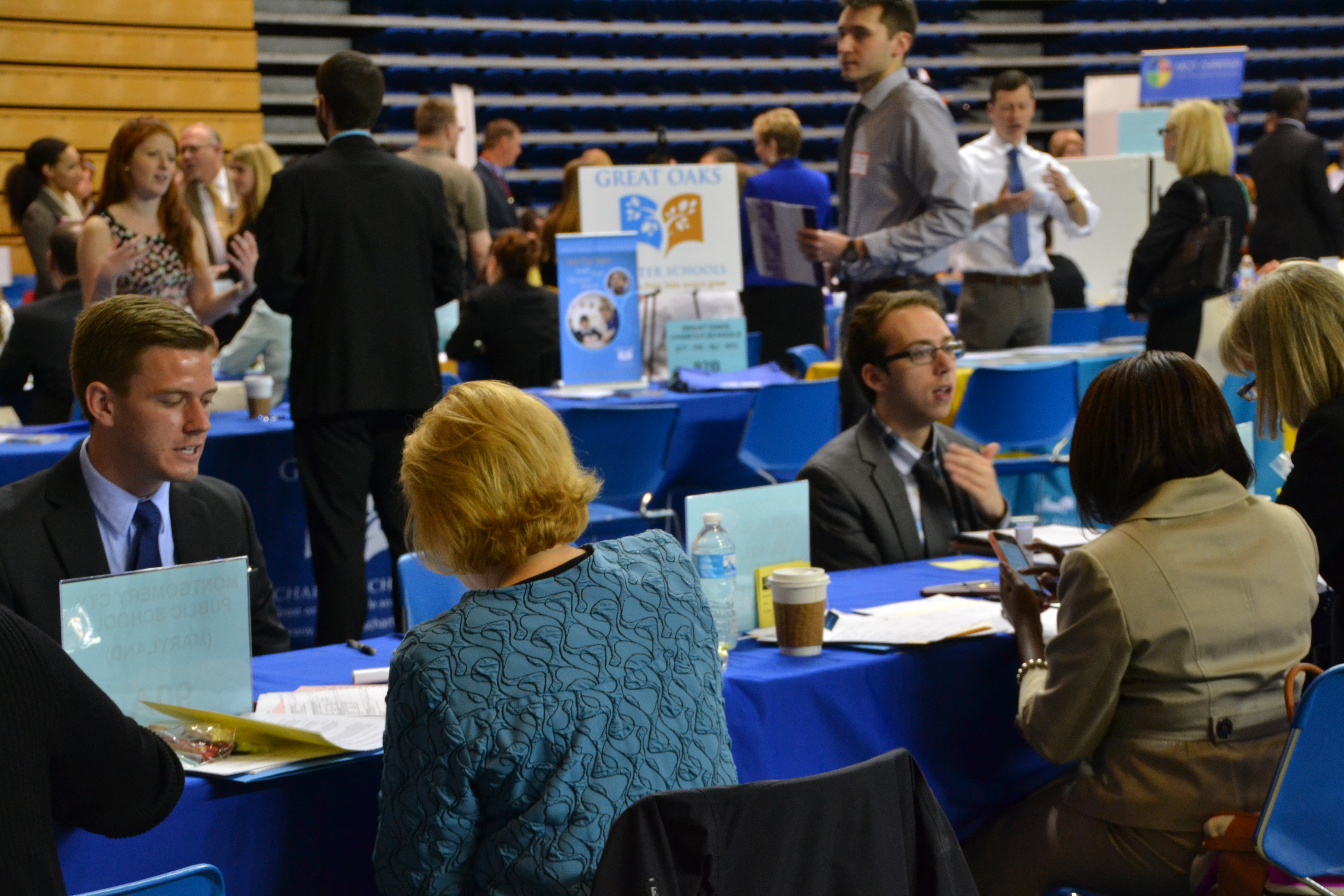 Members of the Student Literacy Council at a conference.