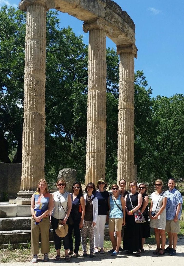 HDFS faculty at Greek ruins