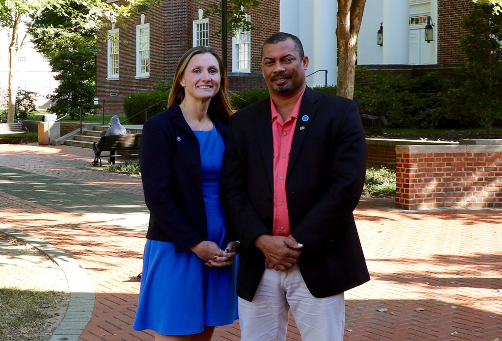 Allison Karpyn with CEO of One Eleuthera