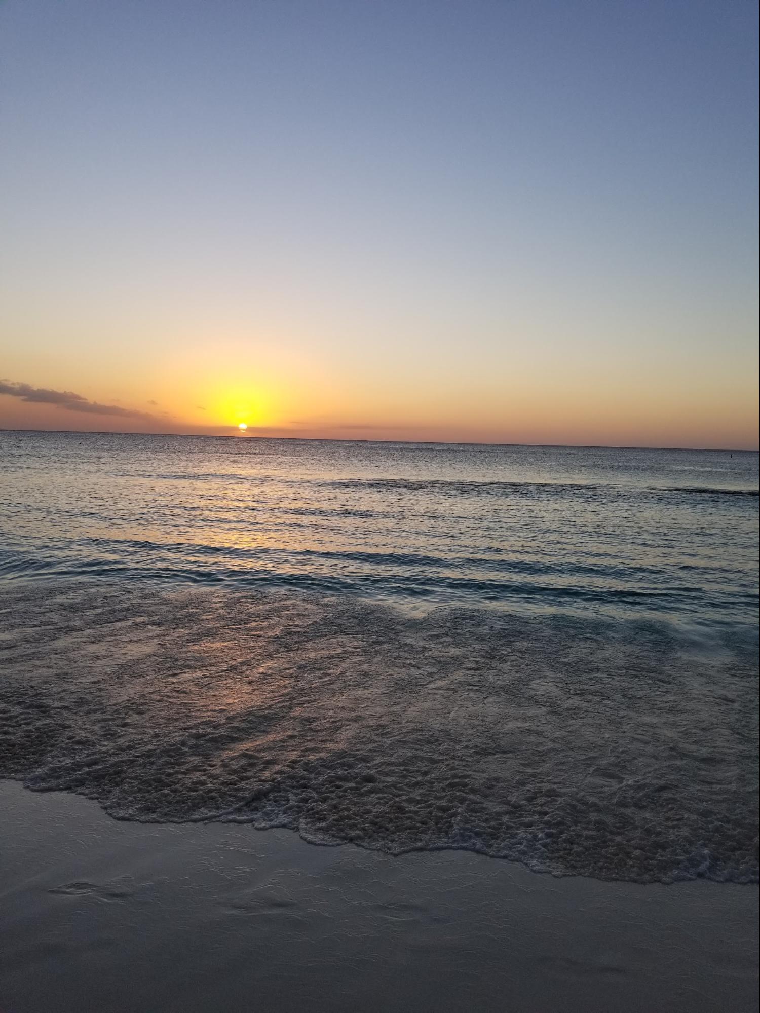 Sunset at Cayman Islands