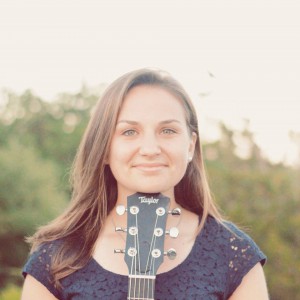 Marielle Kraft poses with her guitar