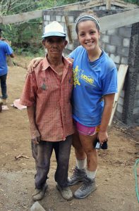 Shelby Dorr poses with man in Nicaragua