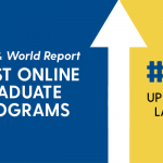 Online Masters in Education Ranked Top 50 by US News & World Report.