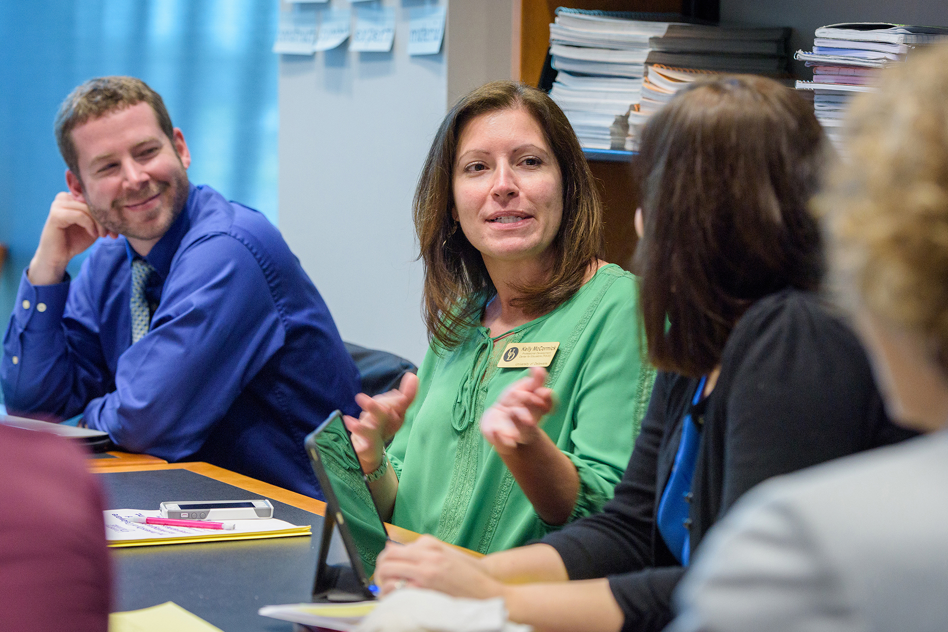 Delaware Academy for School Leadership (DASL) coaches working with teachers