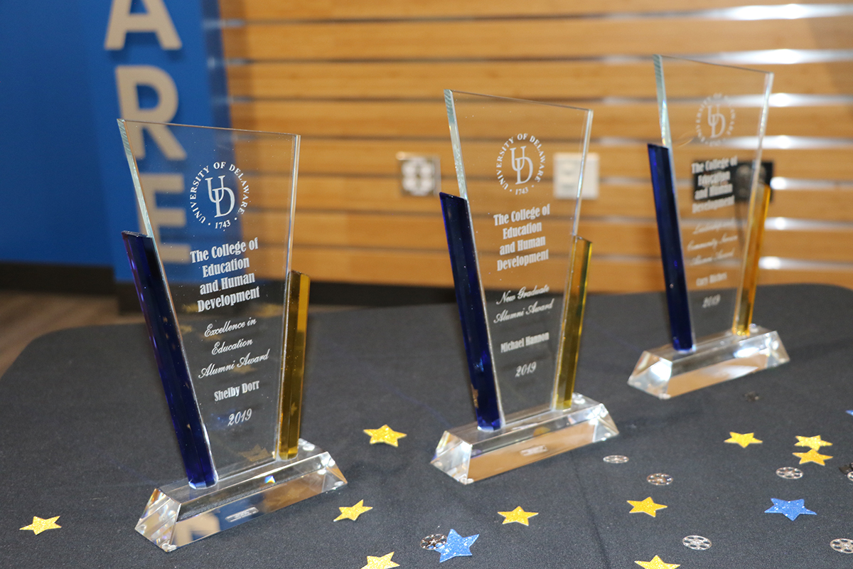 Three awards which were presented during Alumni Weekend