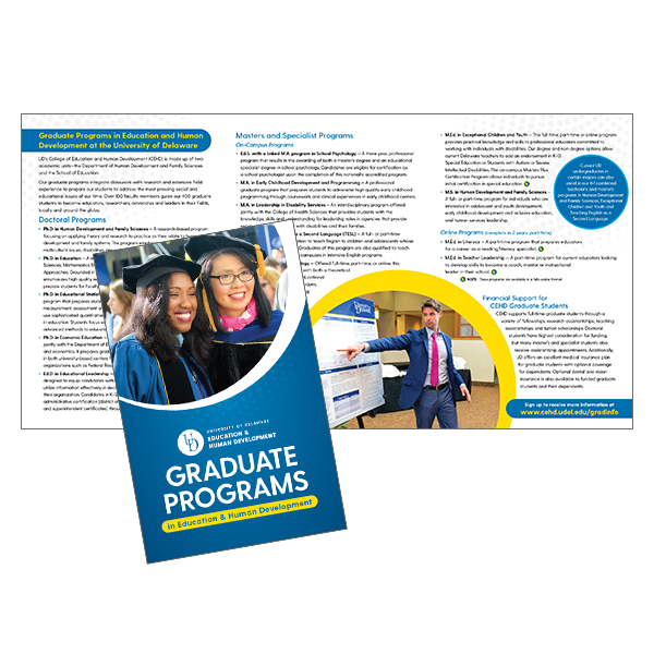 CEHD brochure for graduate programs