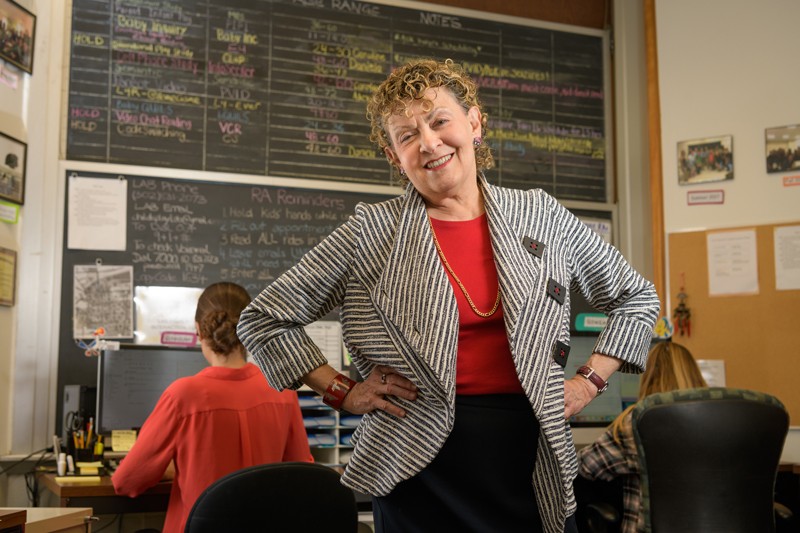 Roberta Michnick Golinkoff, Unidel H. Rodney Sharp Professor in the School of Education at the University of Delaware leads a team of graduate and undergraduate researchers in the Child’s Play, Learning and Development Laboratory at UD