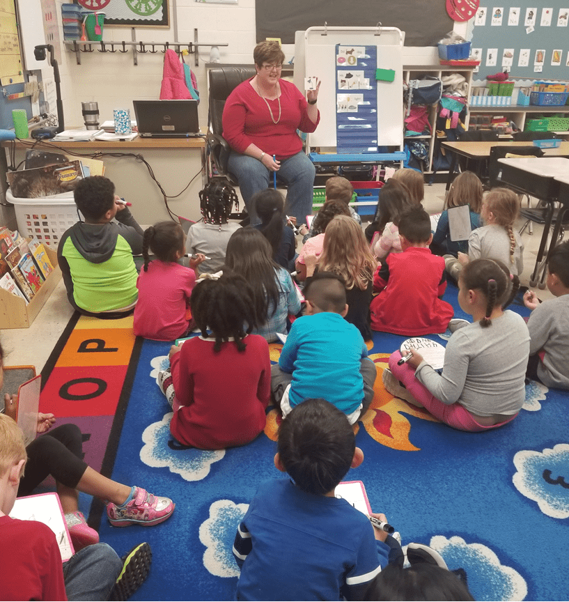 Elementary classroom in Seaford, Delaware