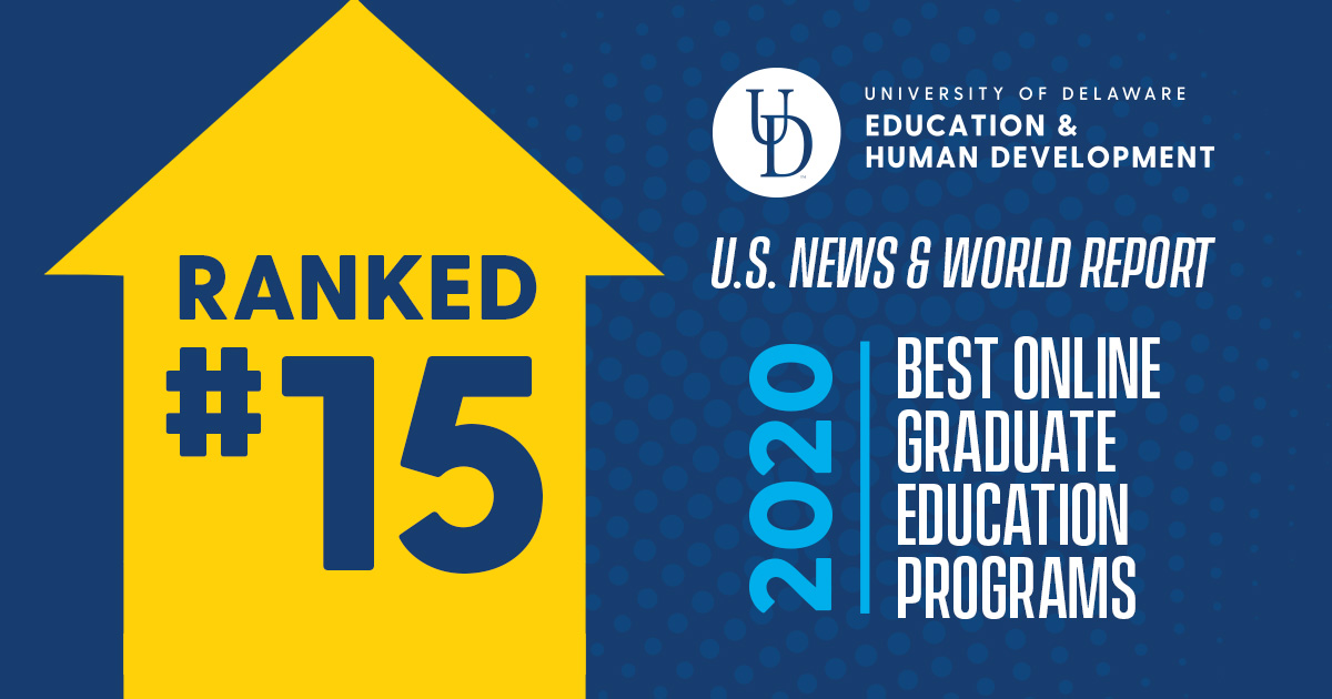 USNWR ranks UD 15th among national colleges and universities.