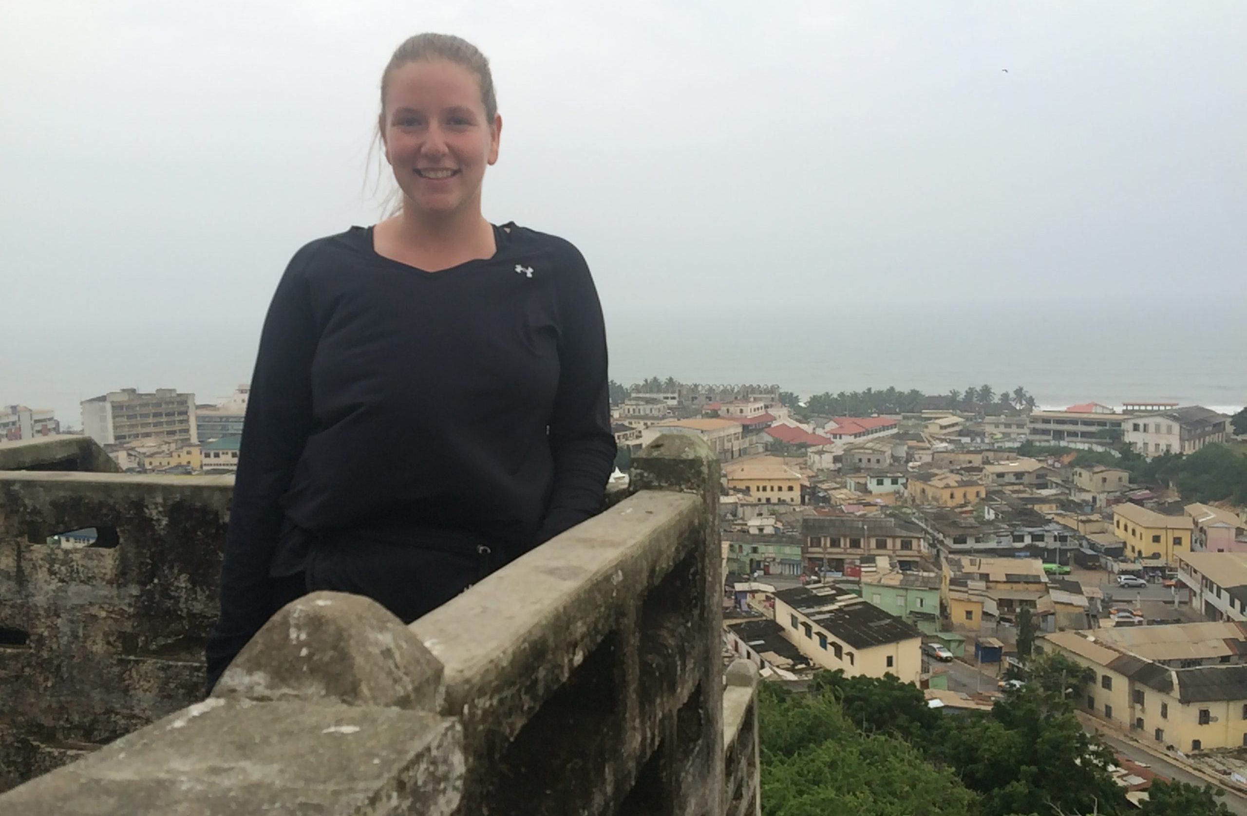 Danielle Fisher in Cape Coast, Ghana