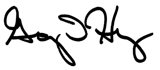 Gary Henry signature