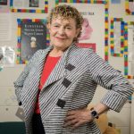 Roberta Golinkoff stands in the Child’s Play, Learning and Development Lab at the University of Delaware