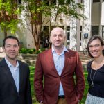 UD College of Education and Human Development faculty (from left to right) Henry May, Kenneth Shores and Elizabeth Farley-Ripple