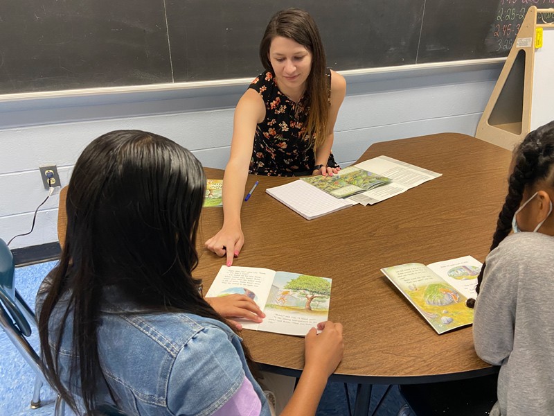 Alison Campbell, a third grade teacher at Lindenwold School 4 in New Jersey, uses evidence-based practices she learned from the University of Delaware’s master’s in literacy program in her classroom.