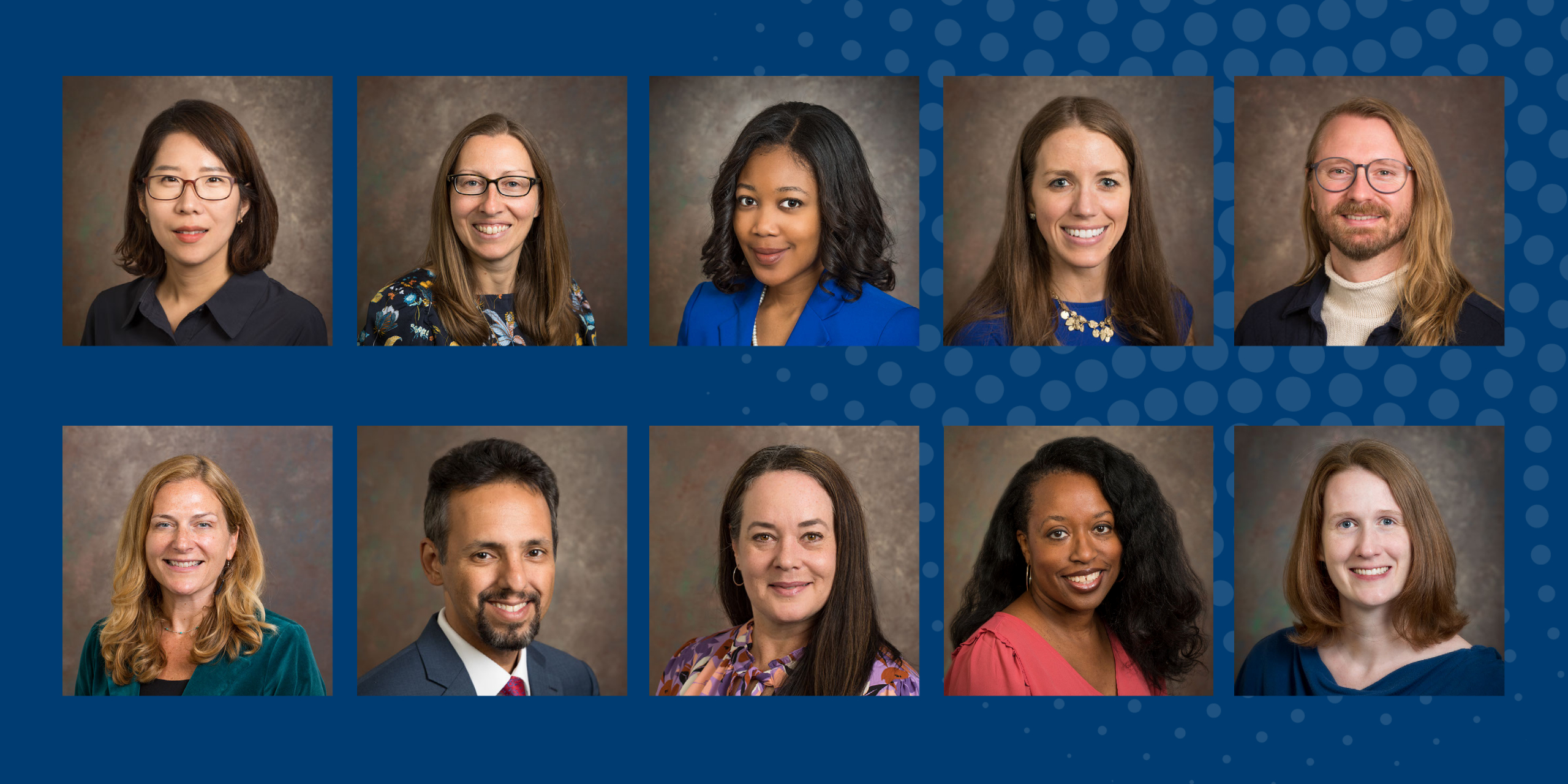 2022 new faculty headshots collage