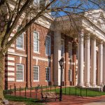 Exterior campus shots during the COVID-19 Pandemic, April 6th, 2020.