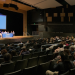 Educators from across Delaware attend the 2022 Policy and Practice Institute at Dover High School.