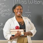 Anij’ya Wilson, EHD23, participated in UD's Teacher Residency Program, a yearlong, paid placement in a high-need Delaware school that takes the place of a traditional student teaching experience.
