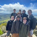 Gilman Scholar Owen Bubczyk was enthusiastic to discover the 2024 Winter Session Kinesiology and Applied Physiology program, led by faculty directors Nancy Getchell and Todd Royer. Bubczyk (front left) is pictured with his classmates during one of many excursions in New Zealand this winter.