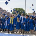 The University of Delaware’s celebration of its 174th Commencement ceremony, recognizing graduates of the Class of 2024 and held on May 25th, 2024 at Delaware Stadium. Honorary degrees were presented to 4 recipients: the Hon. Tamika R. Montgomery-Reeves, the first African-American person from Delaware to serve as judge on the United States Court of Appeals for the Third Circuit; UD Professor Don Sparks, the Unidel S. Hallock du Pont Chair in Plant and Soil Sciences and director of the Delaware Environmental Institute; KR Sridhar, founder, chairman and CEO of Bloom Energy; and to commencement speaker Joe Flacco, NFL quarterback, Super Bowl MVP, and UD class of 2008 alumnus.