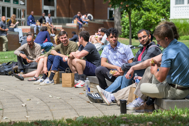 Inspired by a wide range of goals to achieve at UD and beyond, more than 400 scholars gathered inside and outside the Trabant University Center for the fall semester’s New Graduate Student Orientation.