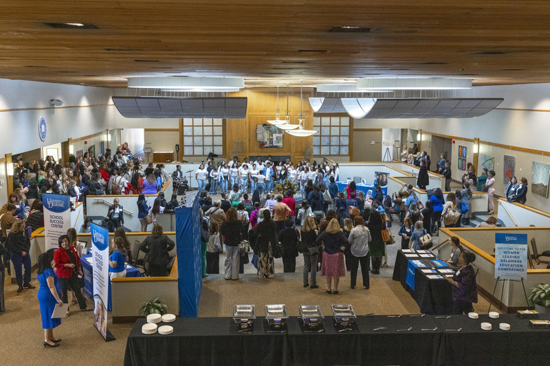 More than 350 Delaware educators attended the conference at Clayton Hall Conference Center.