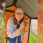Caroline Mann, an elementary resource room teacher for students in grades 3-5 at Round Valley School in Clinton Township, New Jersey, leads her students in innovative, nature-based learning activities.
