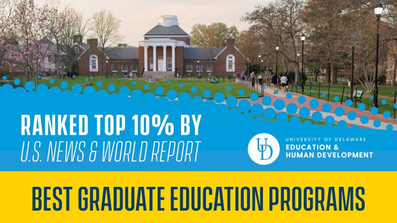 CEHD graduate programs rank in top 10% in the nation, according to the 2026 US News and World Report rankings.