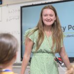 Kaitlyn Hand, a senior in UD’s elementary and middle school teacher education program, is ready to give back to her Delaware community through her teaching career.