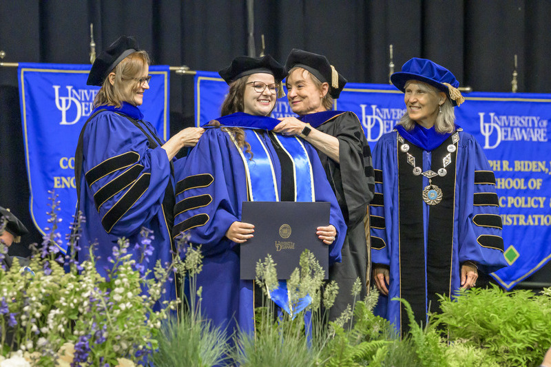 Stephanie Kuntz-McAllister, Graduate Student Government president, was thrilled with all the opportunities she had at UD.