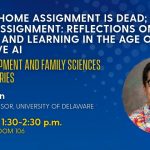 Jin Yao Kwan will present in the Department of Human Development and Family Sciences’ series.